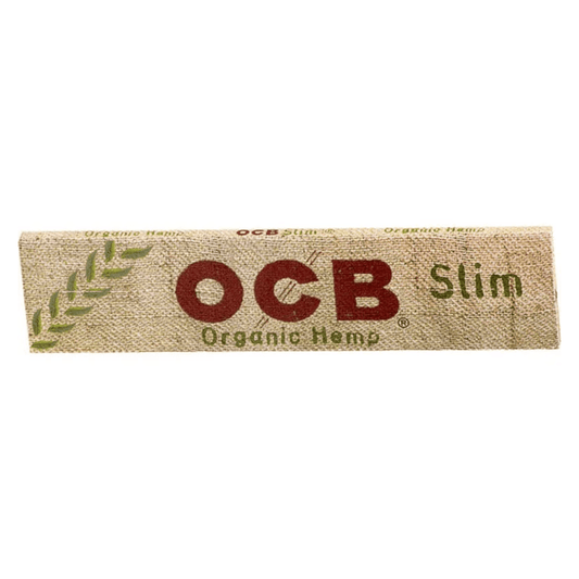 OCB - Organic Hemp KS Slim Ohuet Pitkät Paperit + Tipit - Ghost Town Seeds