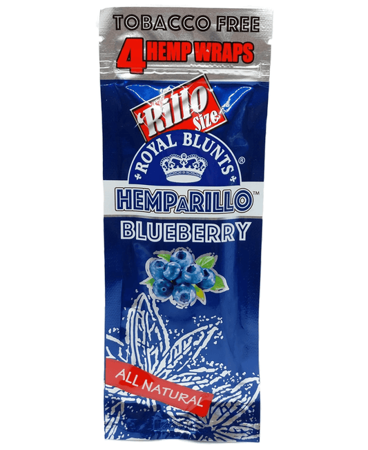 Royal Blunts Hemparillo - Blueberry Hemp Blunt Wraps 4kpl - Ghost Town Seeds