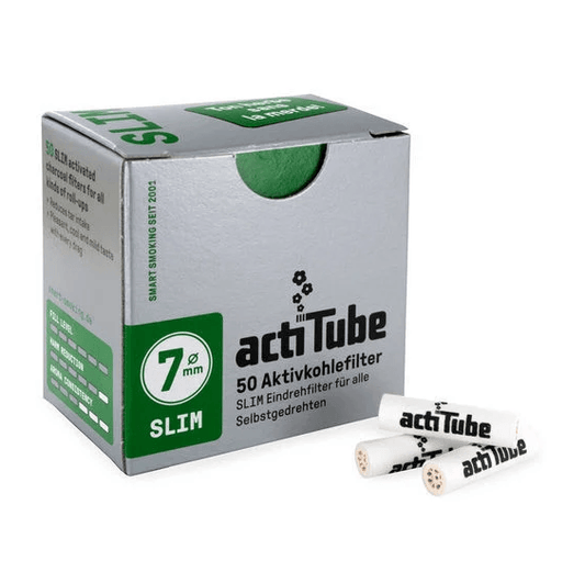 actiTube - Slim 7mm Aktiivihiilifiltterit 50kpl - Ghost Town Seeds